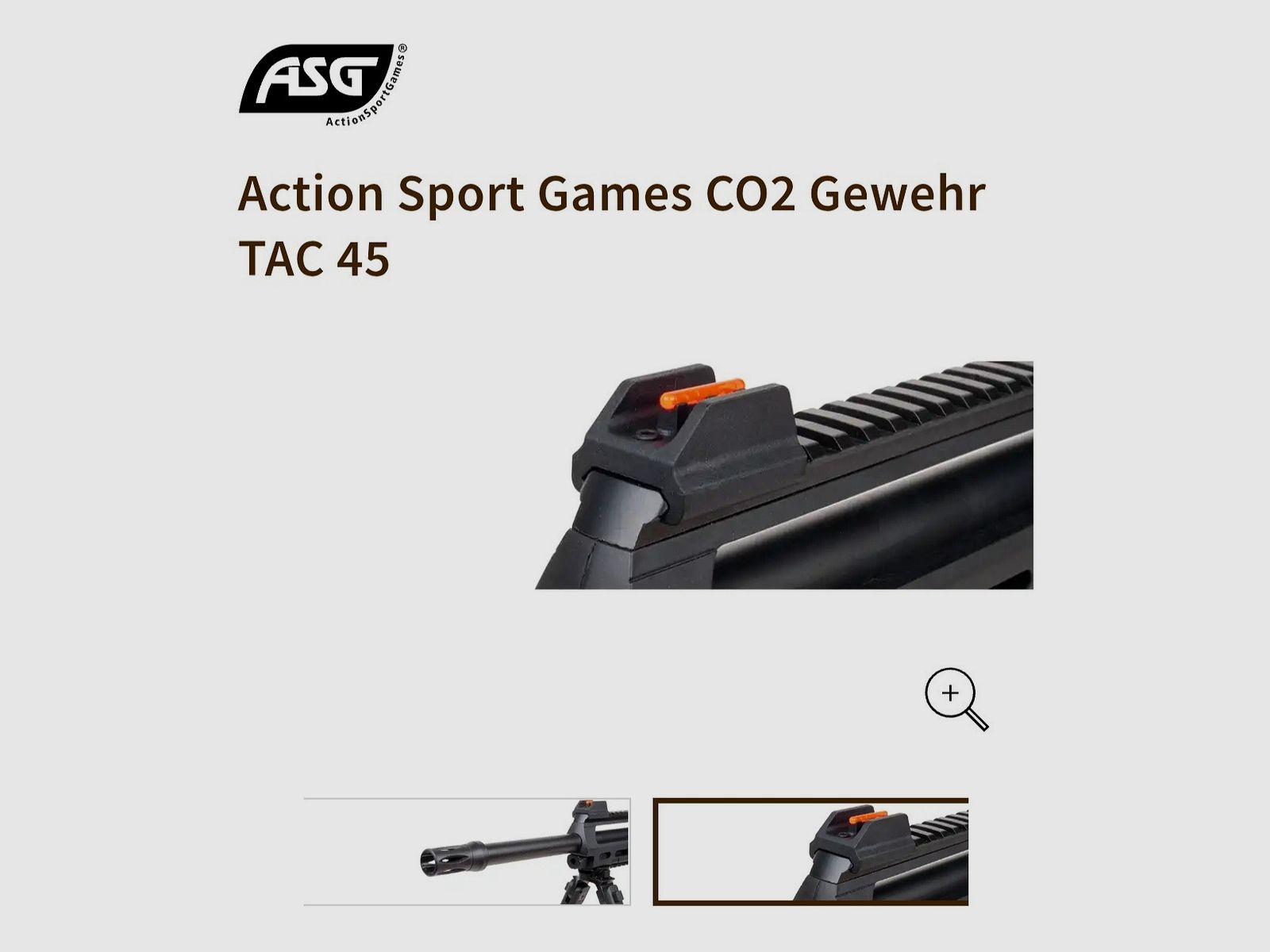 TAC 45 Co2 Luftgewehr  21 Schuss Magazin  ! Neu !