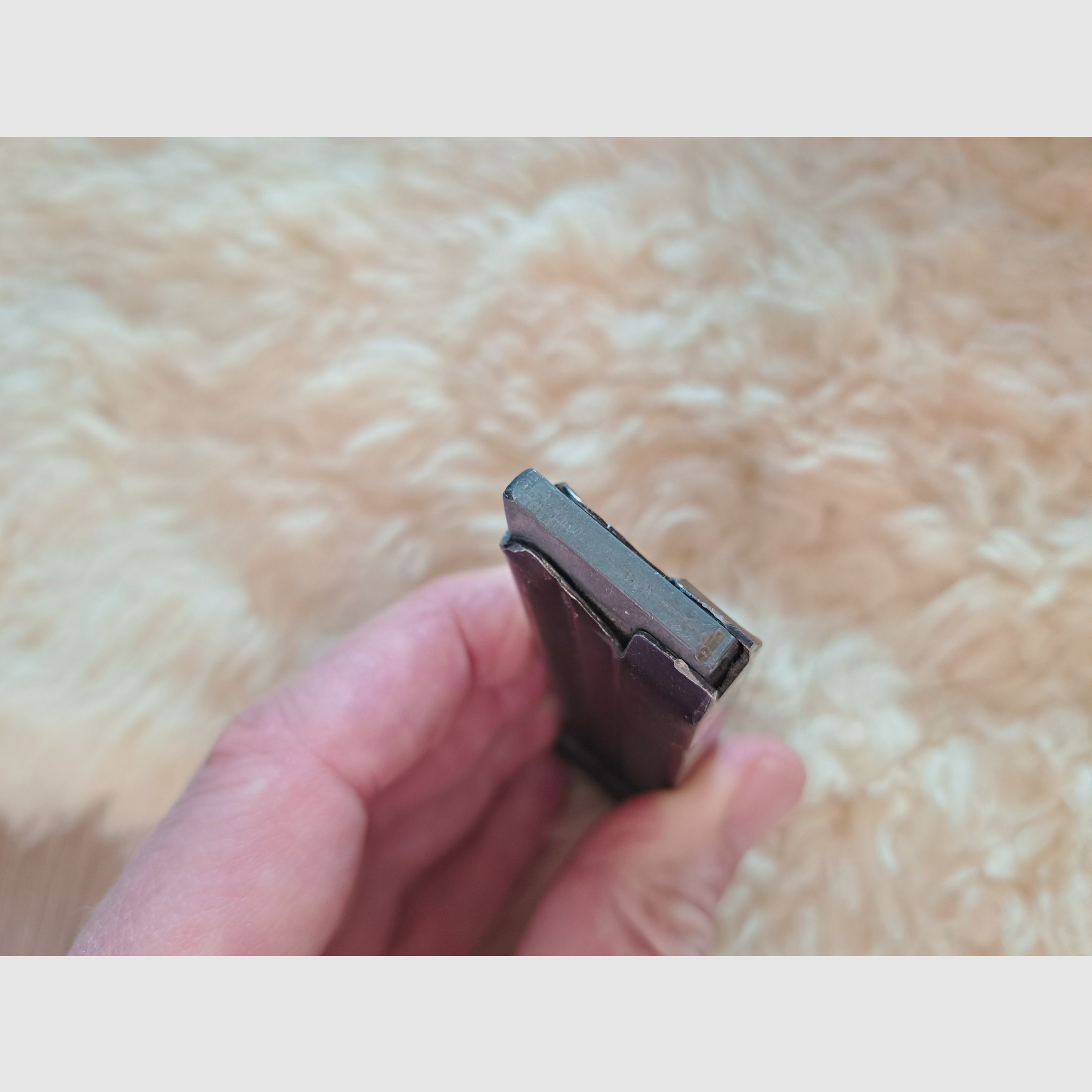 gebrauchtes Magazin für halbautomatische Kleinkaliber Büchse Anschütz Modell 300 in .22lr 22lfB Anschütz Modell 520 u.ä.