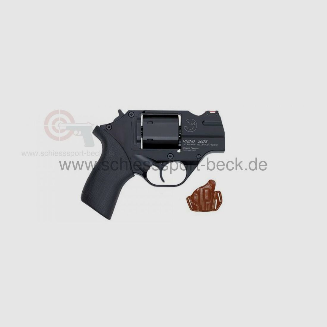 Chiappa Rhino Revolver 20DS (Black Anodized) 357MAG/2"BBL