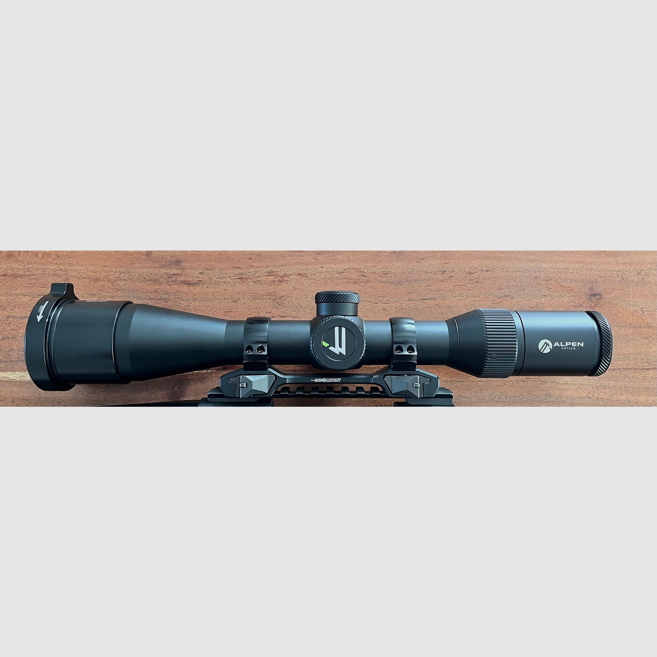 Alpen Optics 2-12x44 Zielfernrohr  innomount Picatinny 30mm Rusan MAR FX 52mm