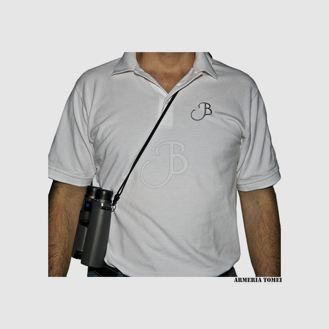 RYO ULTRA LIGHT BINOCULAR HARNESS+WHISTLE -BLACK, image 3 of 4