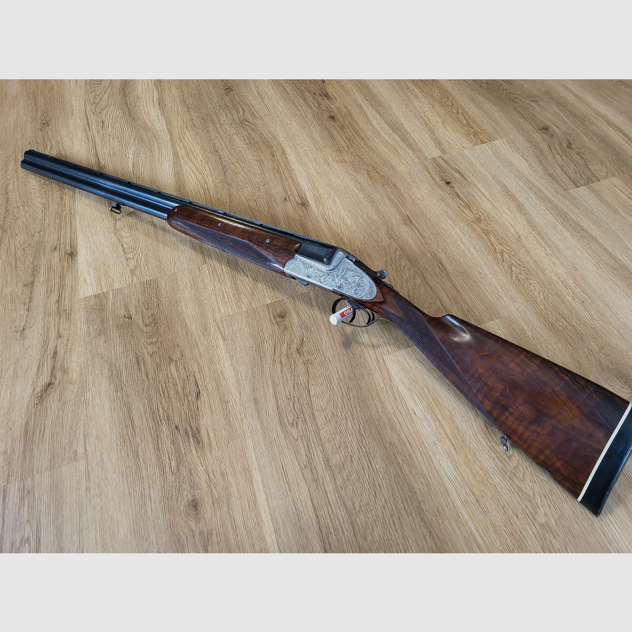 Bühag Suhl 12/70 Luxus Flinte mit Seitenschloss
