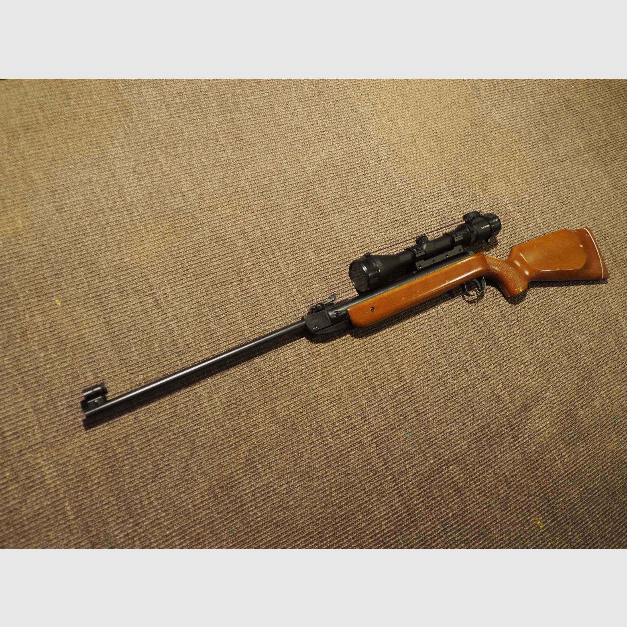 Rifle de aire de tiro a larga distancia, DIANA 35 C con mira telescópica 2.5-10x50