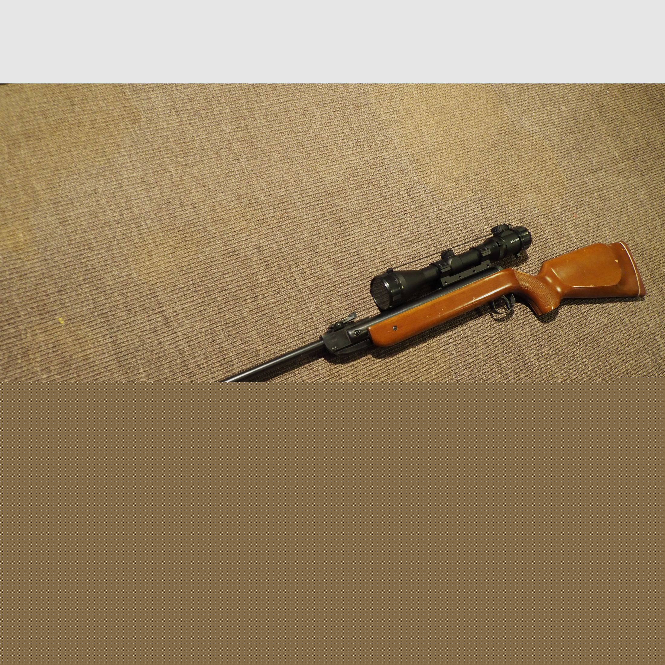 Jagdliches Weitschuss Luftgewehr, DIANA 35 C mit Zielfernrohr mit 2.5-10x50