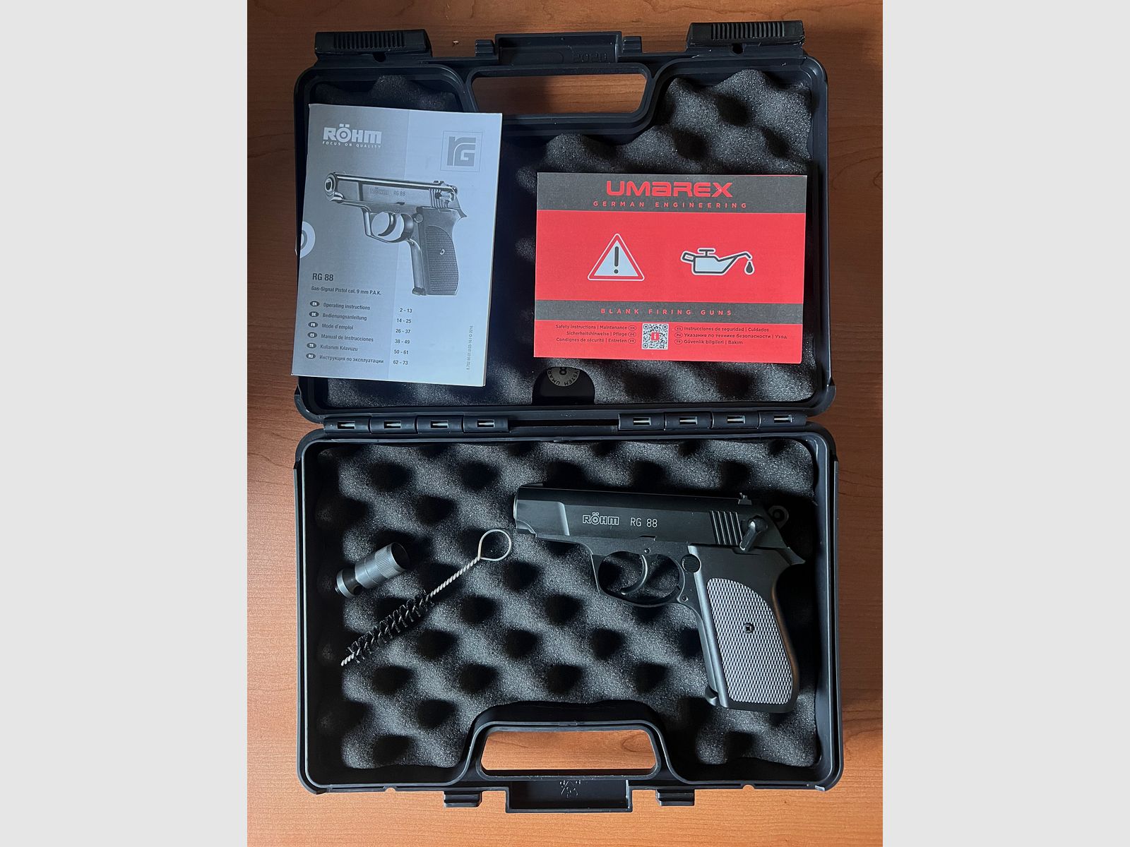 Röhm RG 88 Gas-Signal-Pistole 9mm P.A.K. – Neuwertig in OVP