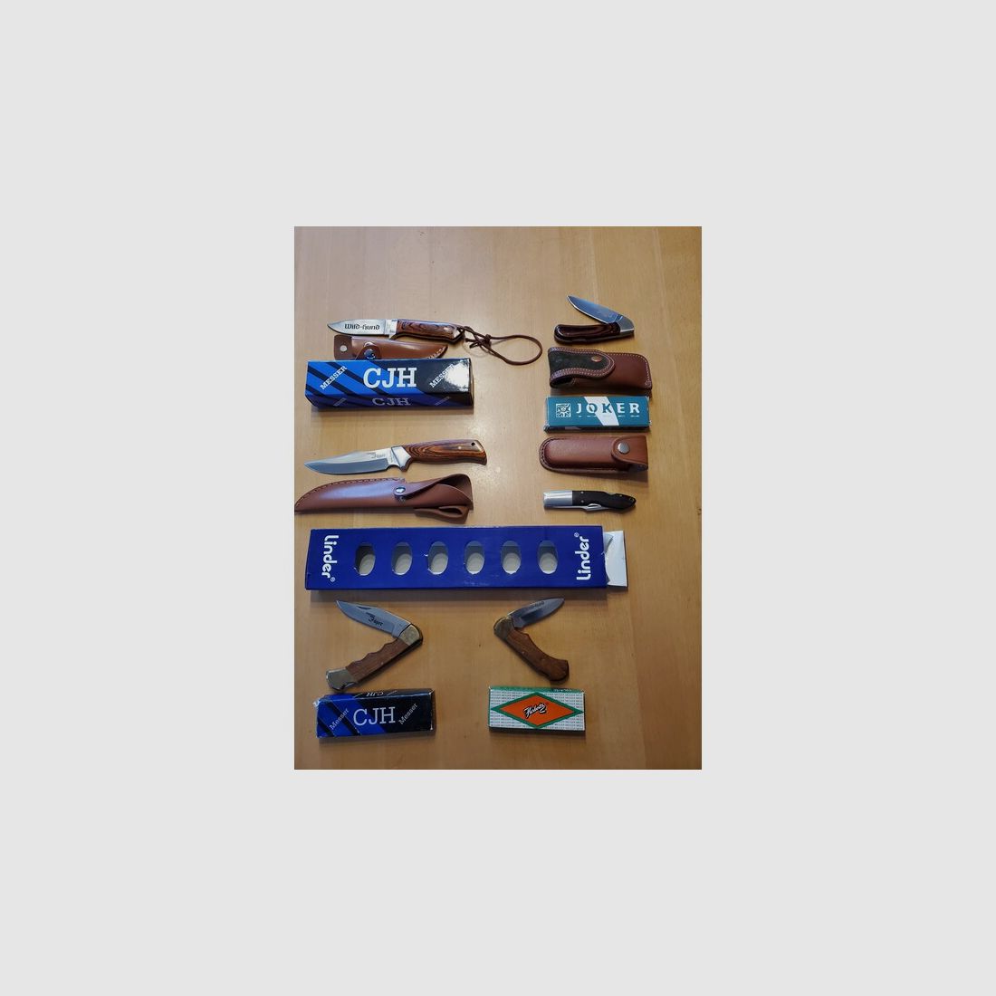 Messer Konvolut Herbertz, Linder, Jocker