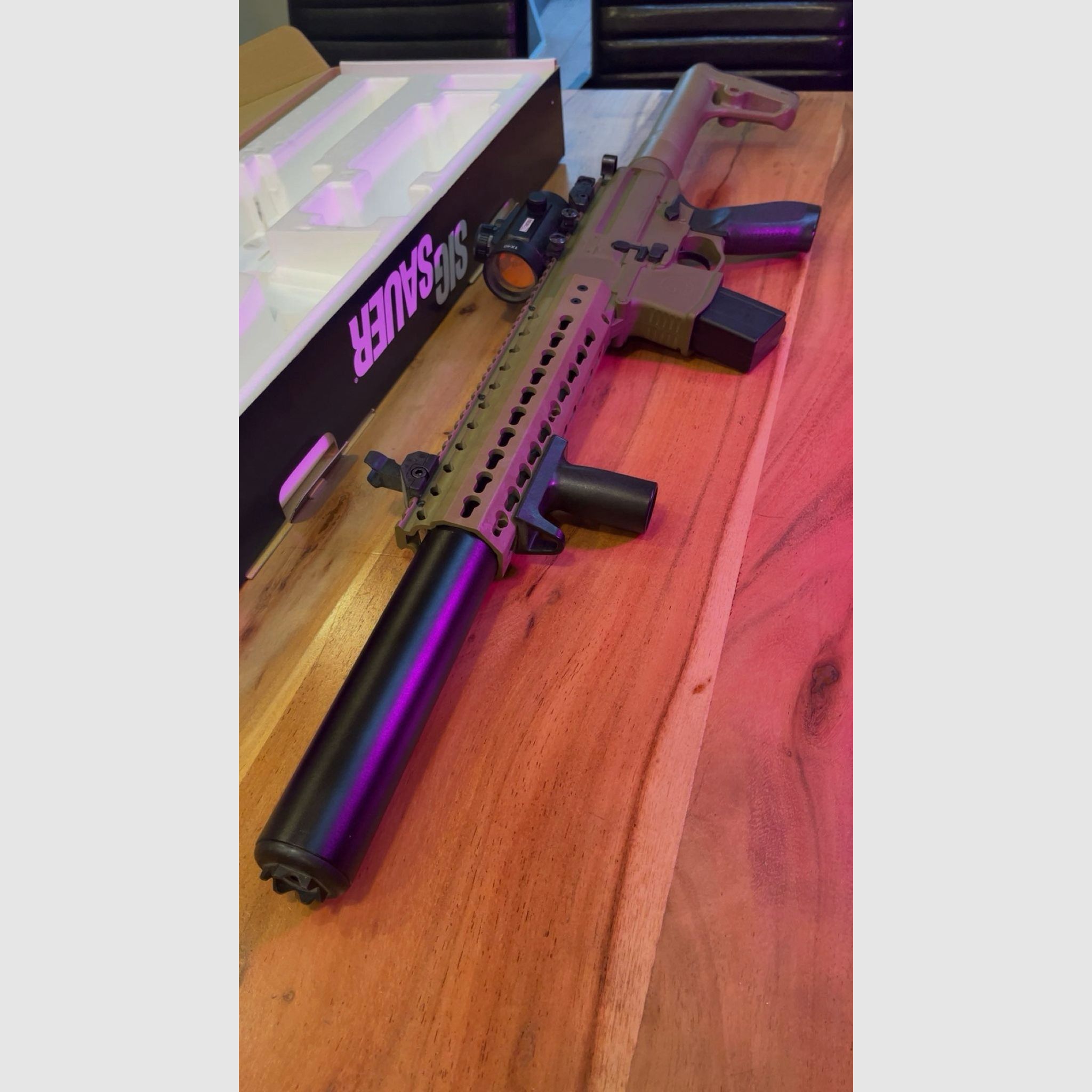 Sig Sauer MCX CO2 Gewehr 4,5 mm Diabolo – Gebraucht (Defekt) – Wie neu!