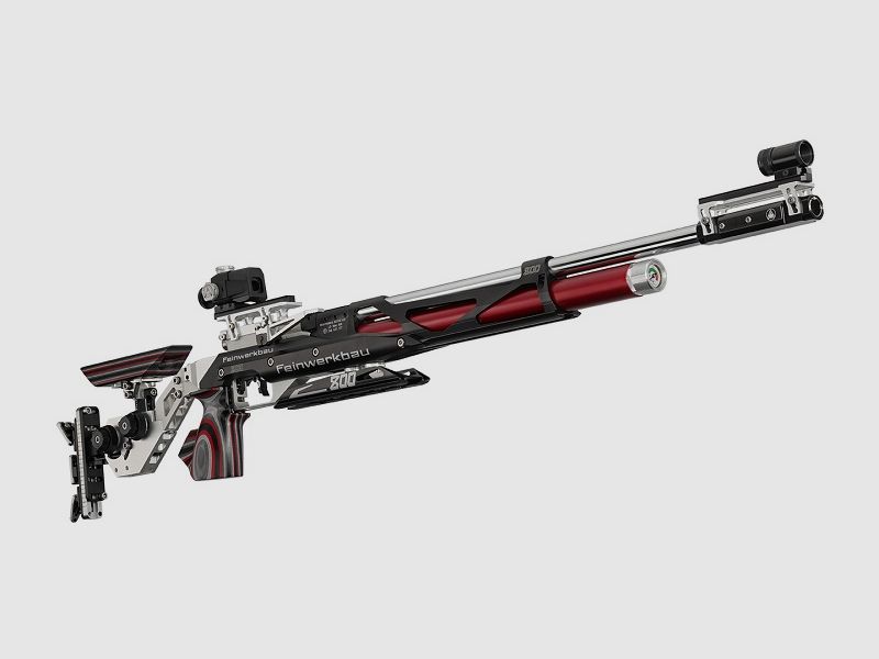 Feinwerkbau 800 X Rood links maat M luchtgeweer wedstrijd
