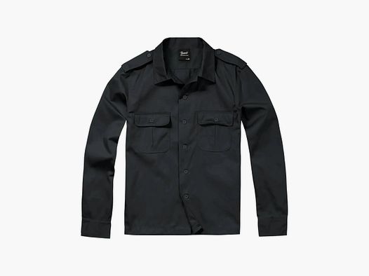 Brandit Brandit US Camicia a Maniche Lunghe - Oliva / S Uomini