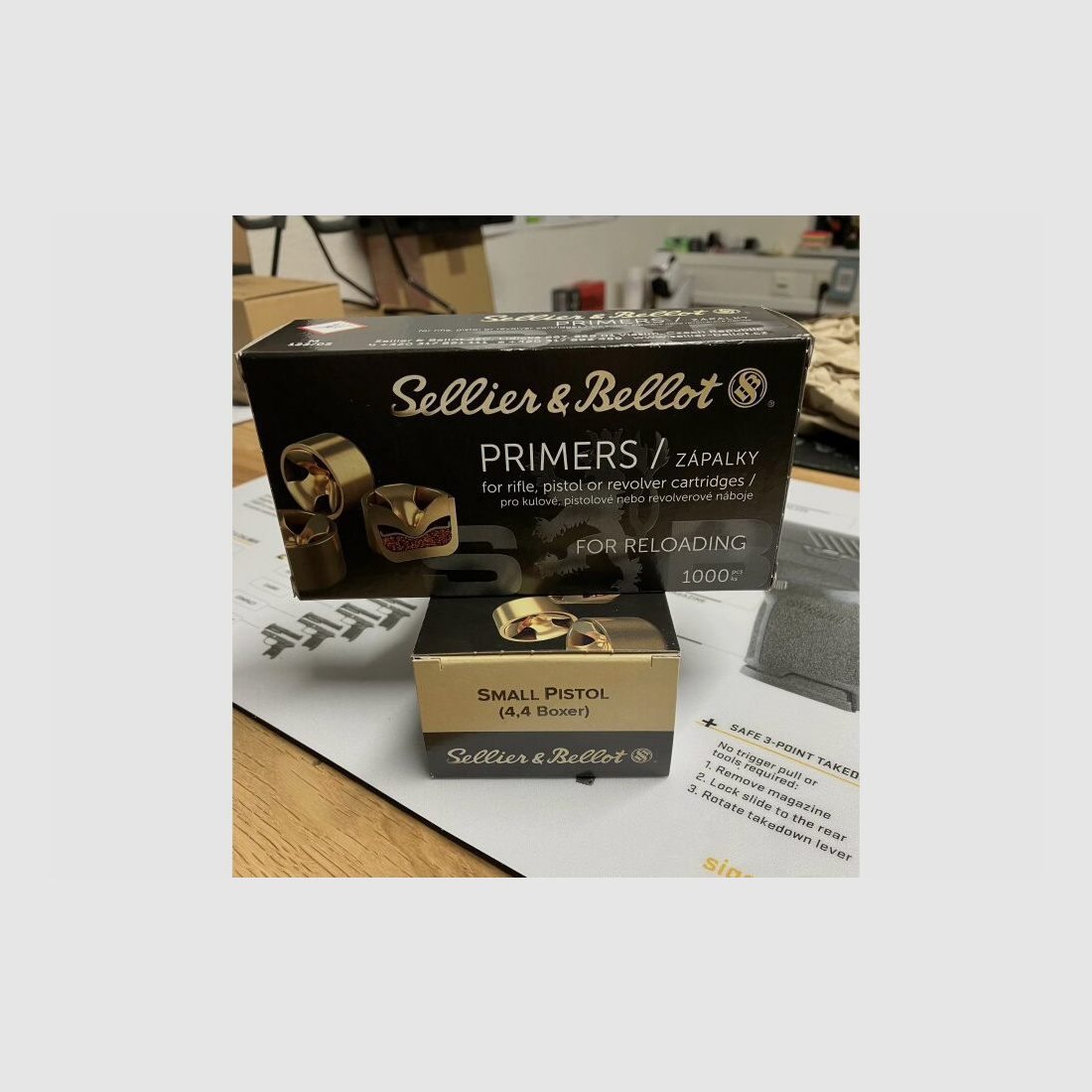 Zündhütchen Small Pistol Sellier&Bellot