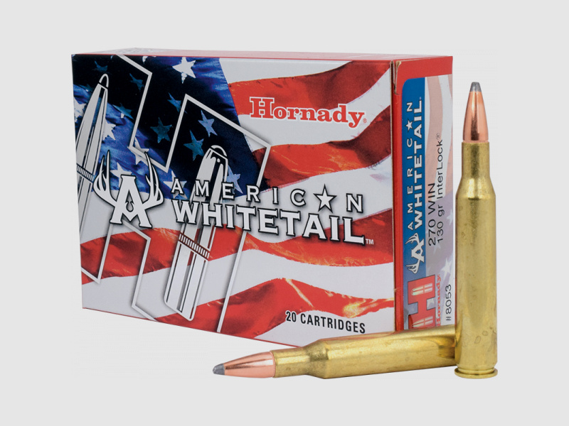 Hornady American Whitetail .270 Win InterLock 140 grs Büchsenpatronen