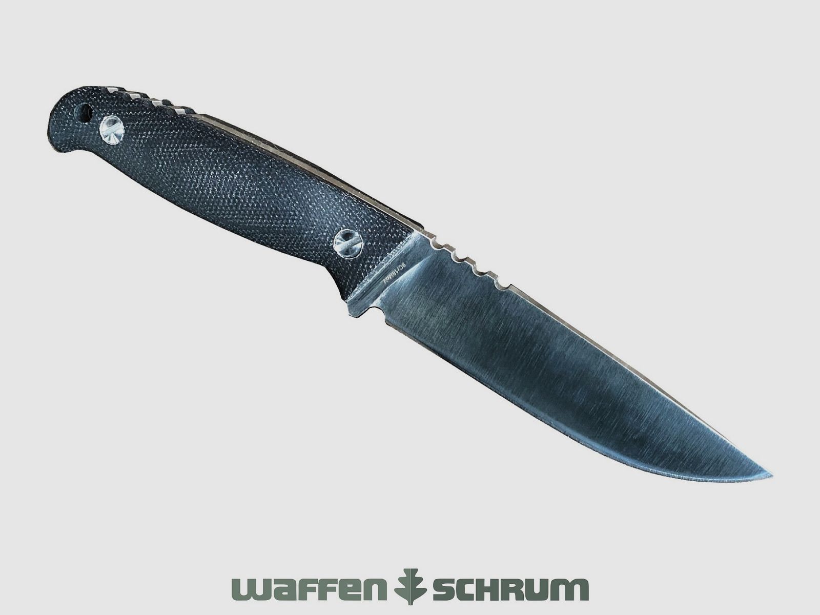 Original Wanger WOC II Plus Micarta Nero Lunghezza lama: 11,5 cm Fodero Kydex