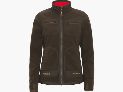 Härkila Kamko Fleecejacke Damen Braun / Rot