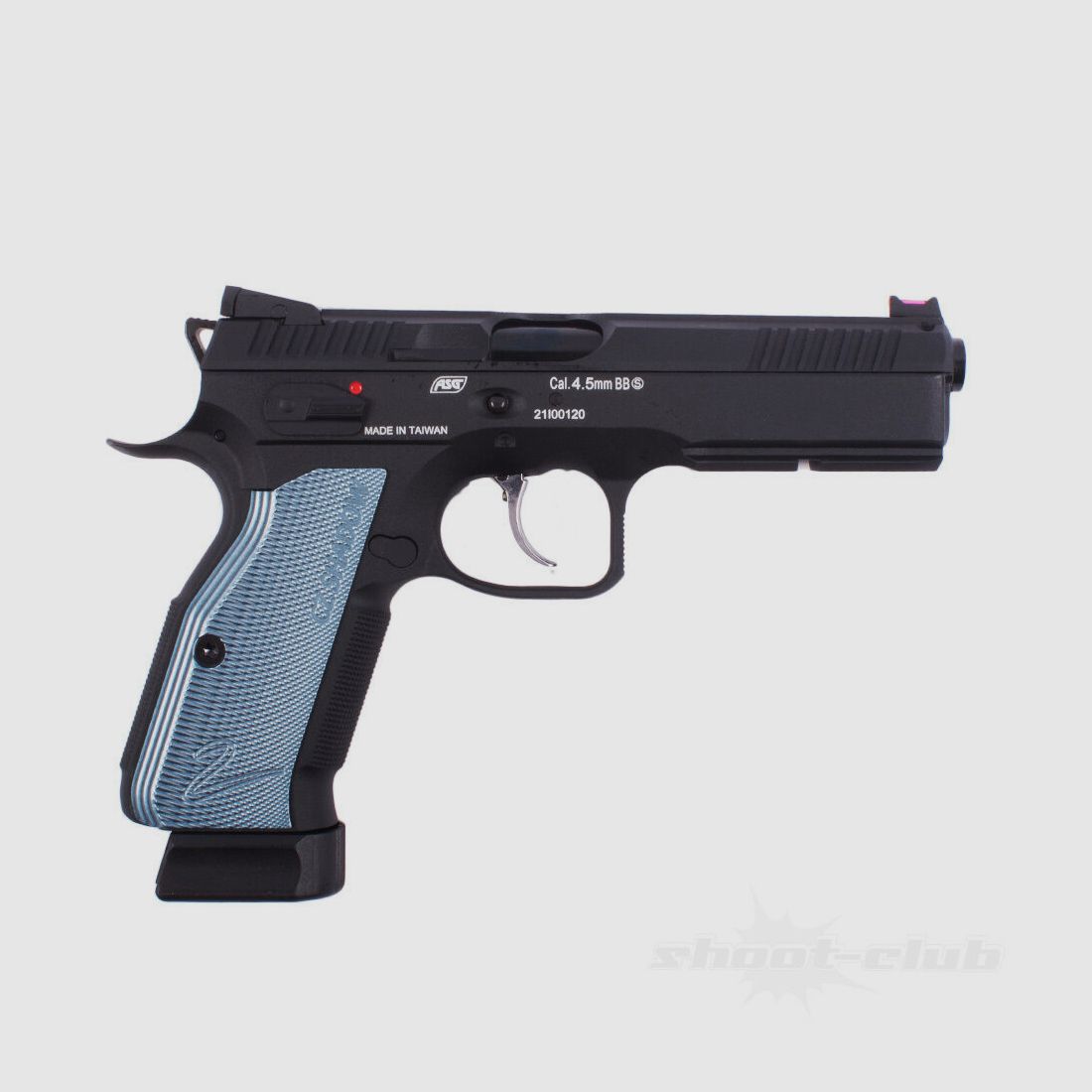 CZ Shadow 2 Co2 Pistole GBB 4,5mm BB schwarz blau