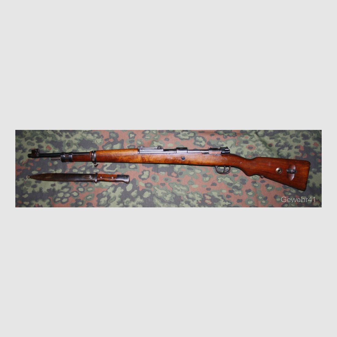 Mauser 98k complete nrgl. including bayonet