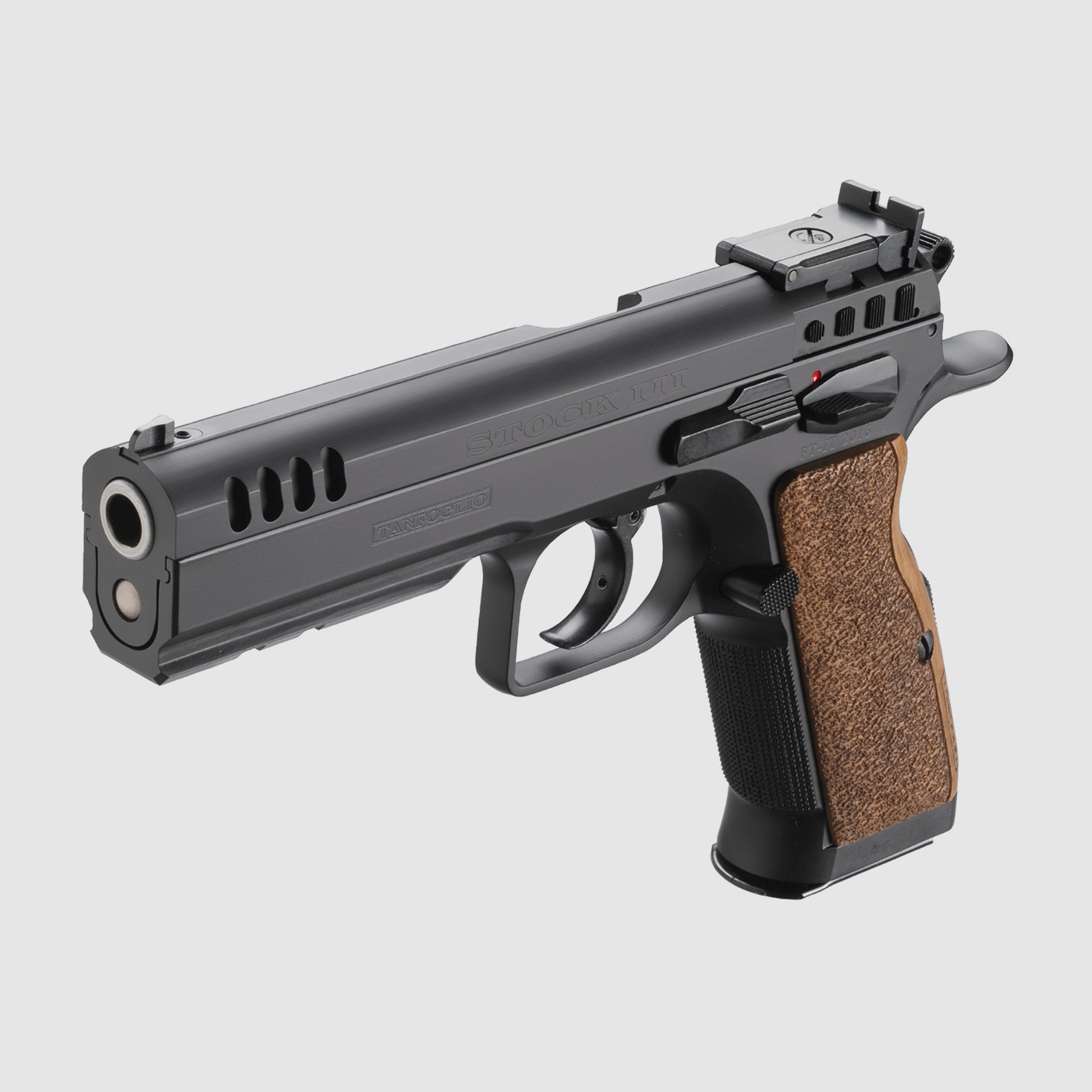 PISTOLA – TANFOGLIO STOCK III 9×19 16C. + 1 Cargador, imagen 3 de 6