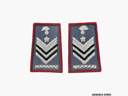 CARABINIERI – TUBOLARI BRIGADIERE CAPO QS RICAMATI CANOTTIGLIA