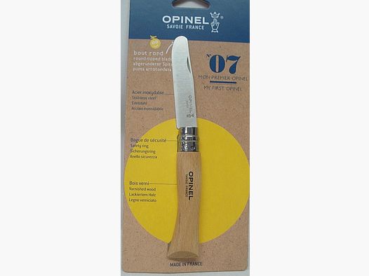 Children's knife - stainless, rounded tip