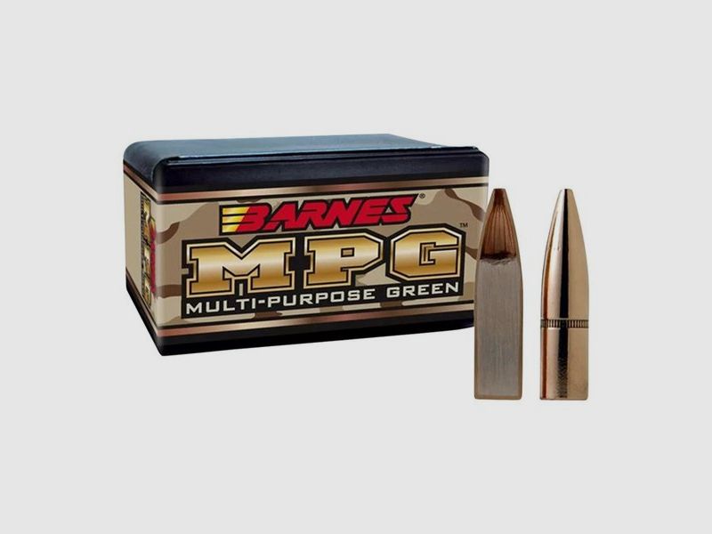 BARNES BULLETS MULTI-PURPOSE GREEN (MPG) KALIBER BARNES BULLETS BARNES 22 KAL (0,224″) HOLLOW POINT BEZ OŁOWIU 100/BOX