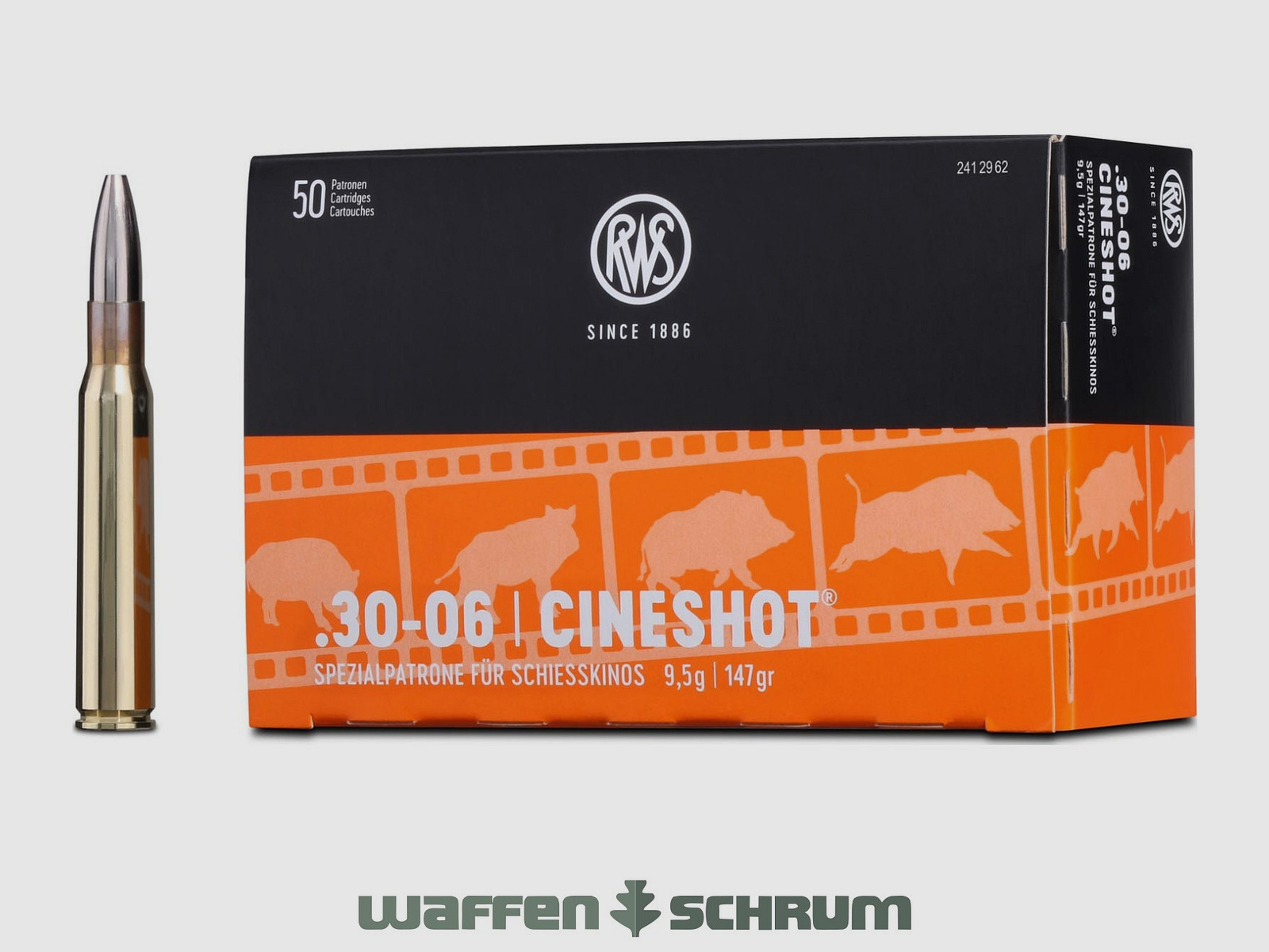 RWS Cineshot 9,5g - 147gr .30-06Spring 30er Pck.