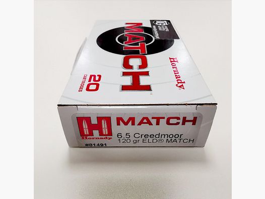 Hornady Match 6,5 Creedmoor 120gr ELD Match