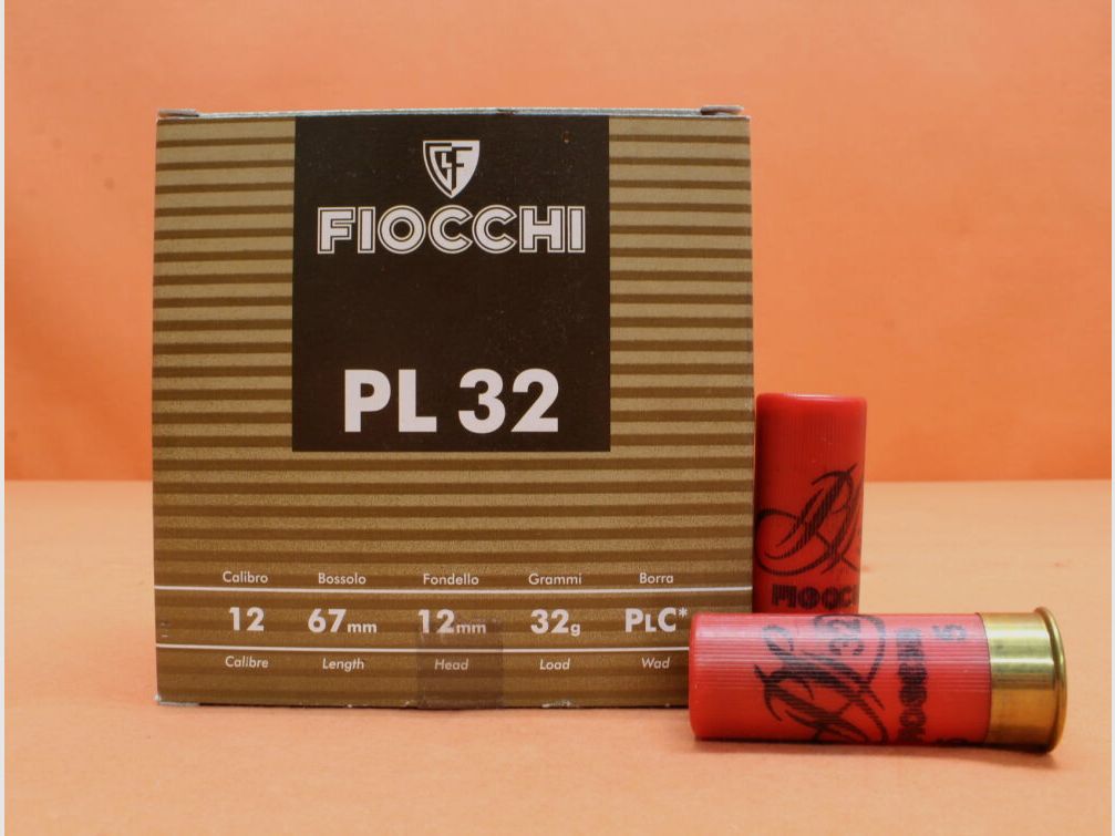 Fiocchi Patrone 12/67 Fiocchi 32g 2,9mm/ No.5 VE 25 Patronen (PL32)