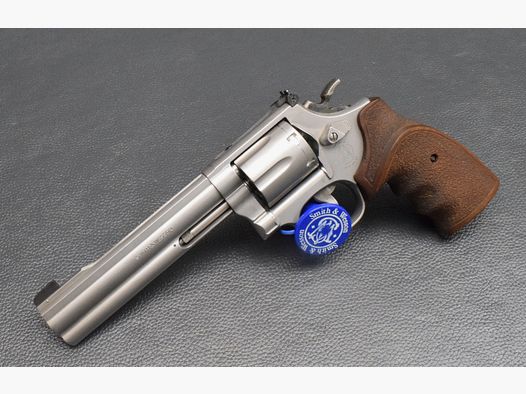 Smith & Wesson Modell 686-5 Euro Master, 357 Magnum, 6" Lauf, sehr gut