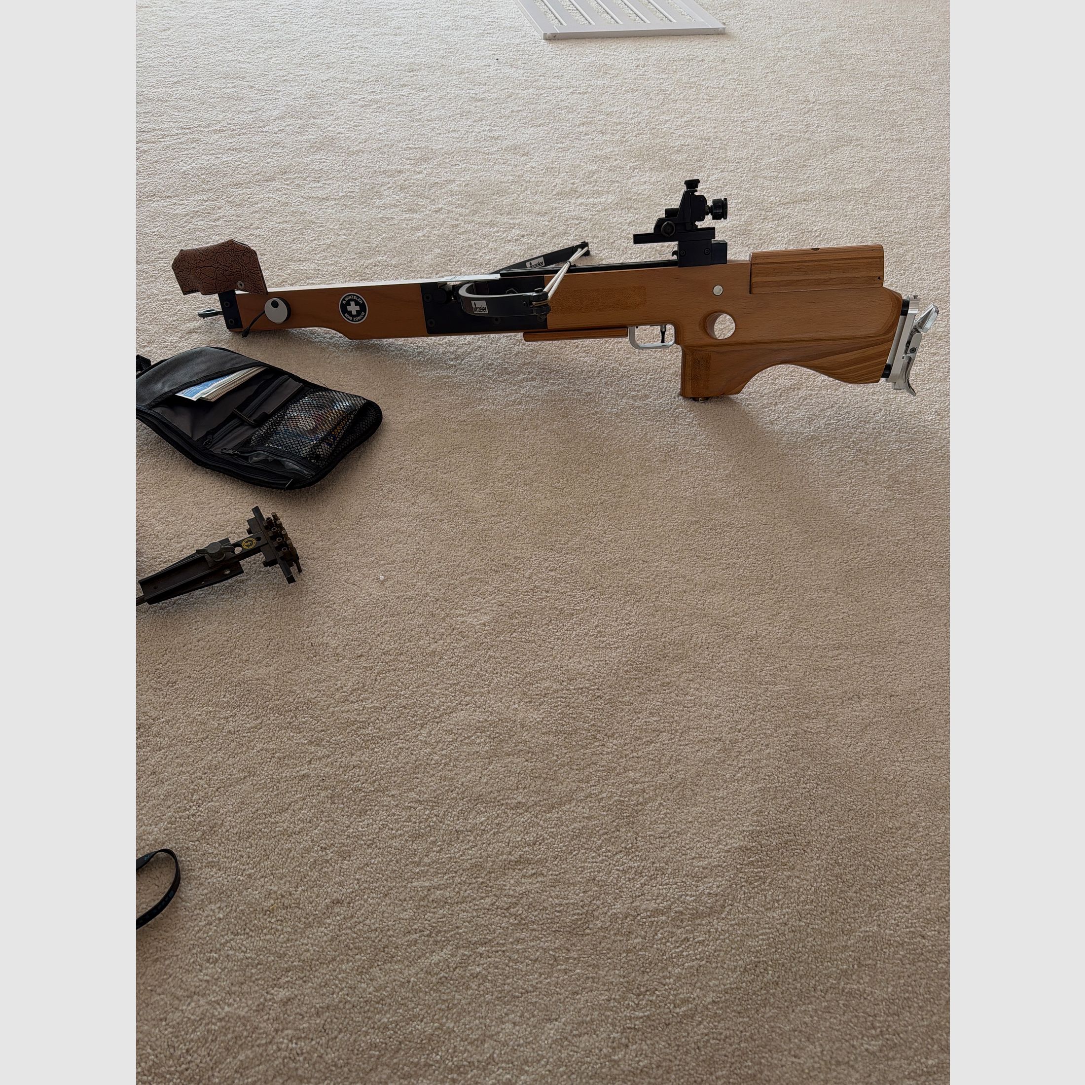 Winzeler Match-Armbrust (30m) – Topstaat incl. accessoires
