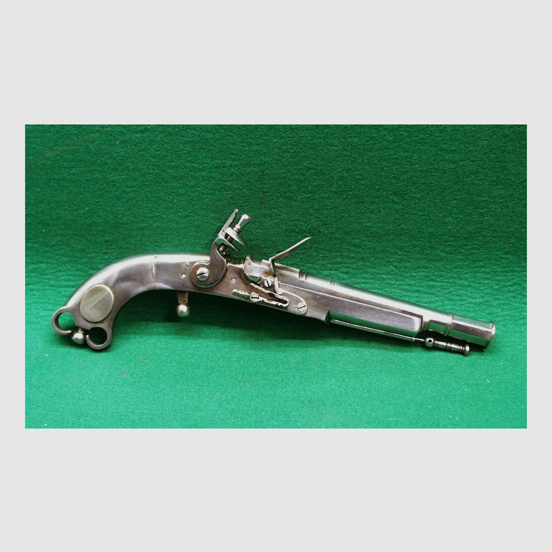 Décoratif - Pistolet à silex écossais tout en métal - Pistolet
