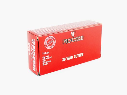 Fiocchi .38 wadcutterpatroon
