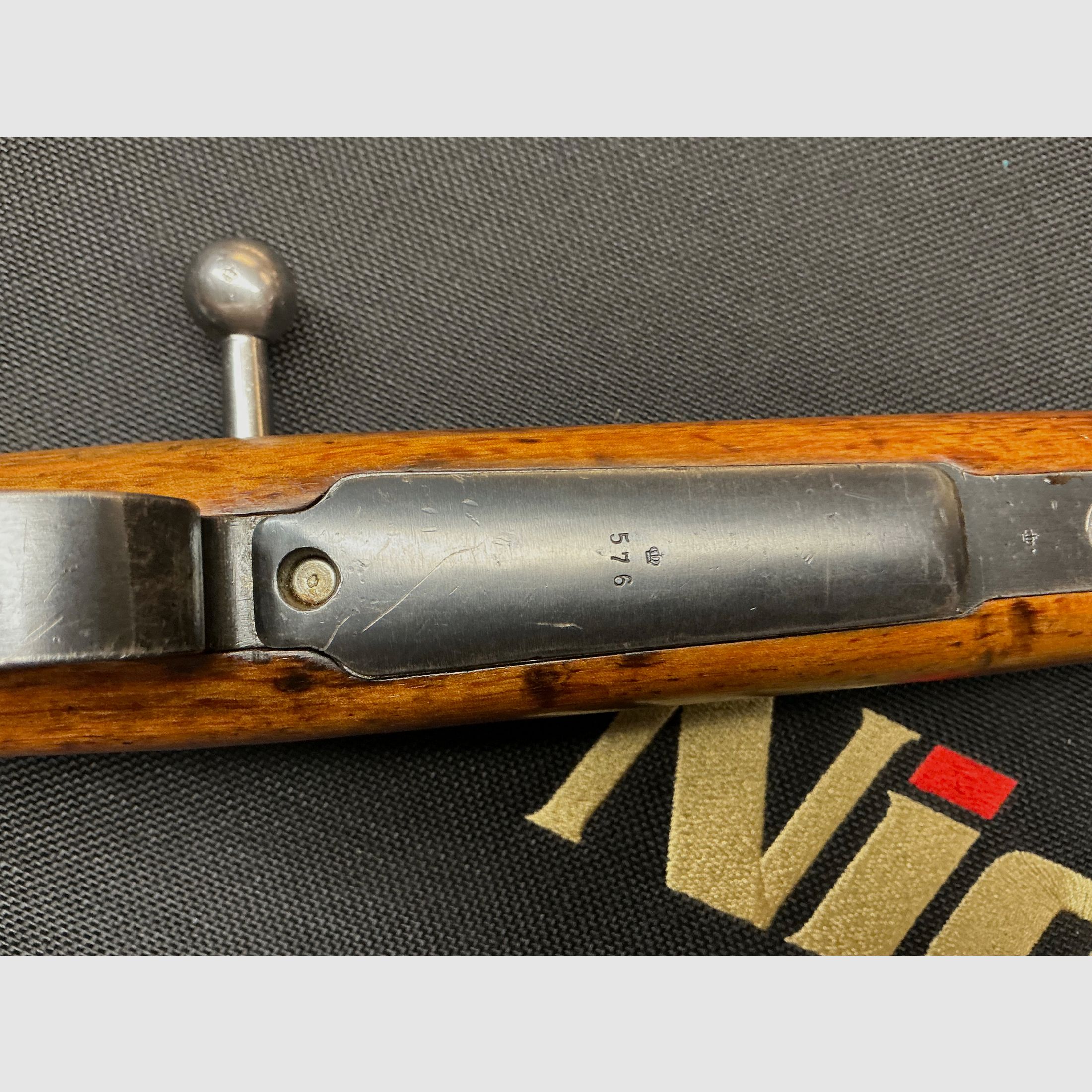 Mauser szwedzki Carl Gustafs Stads – produkcja 1908 – numeracja zgodna oprócz czyścika Art.-Nr.: 4576, zdjęcie 13 z 19
