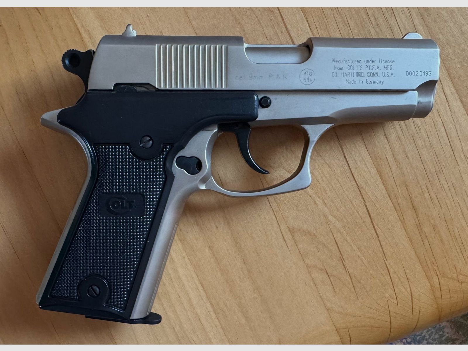 Colt Double Eagle Nickel 9 mm P.A.K.
