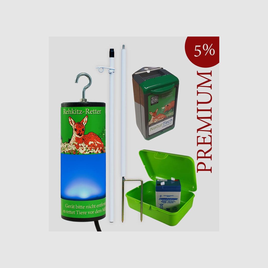 Rehkitzretter KR02 Akku Premium, Bild 1 von 6