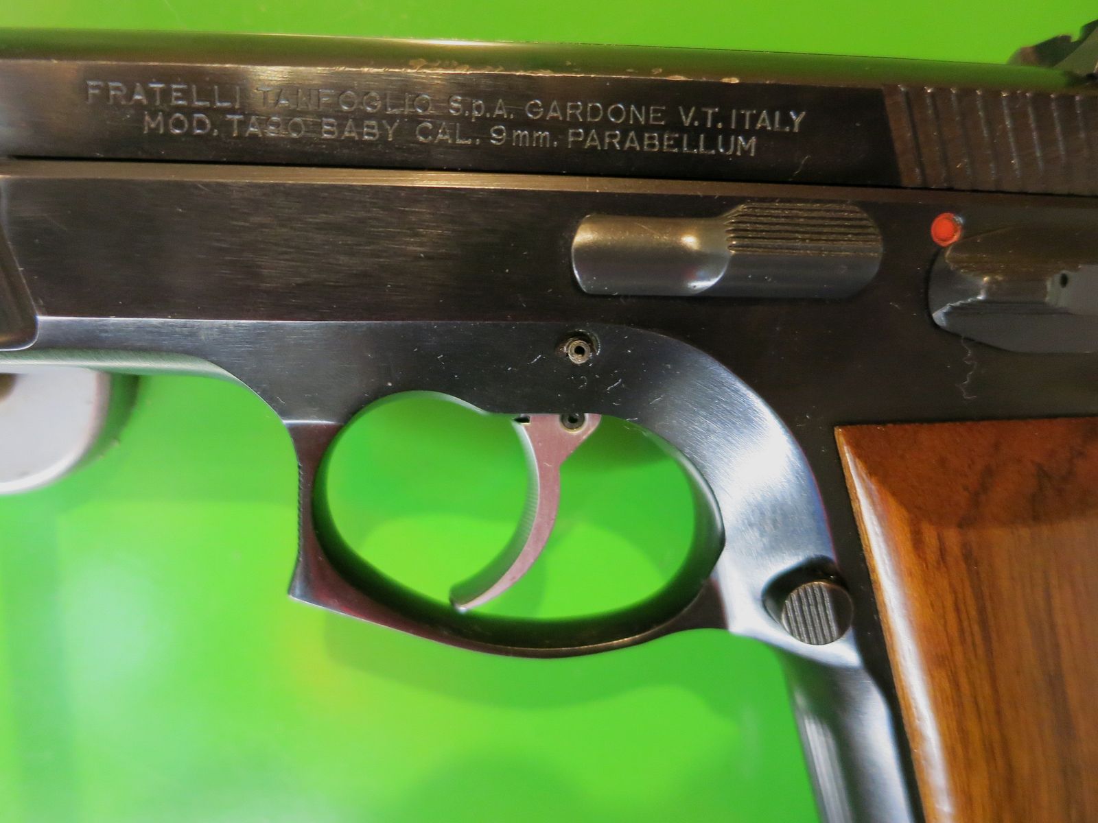 Tanfoglio TA90 Baby, halbauto. Selbstlade-Sportpistole, klein und handlich Selbstverteitigungs-Klassiker, Kaliber 9 × 19 mm, ohne Lauf       #30