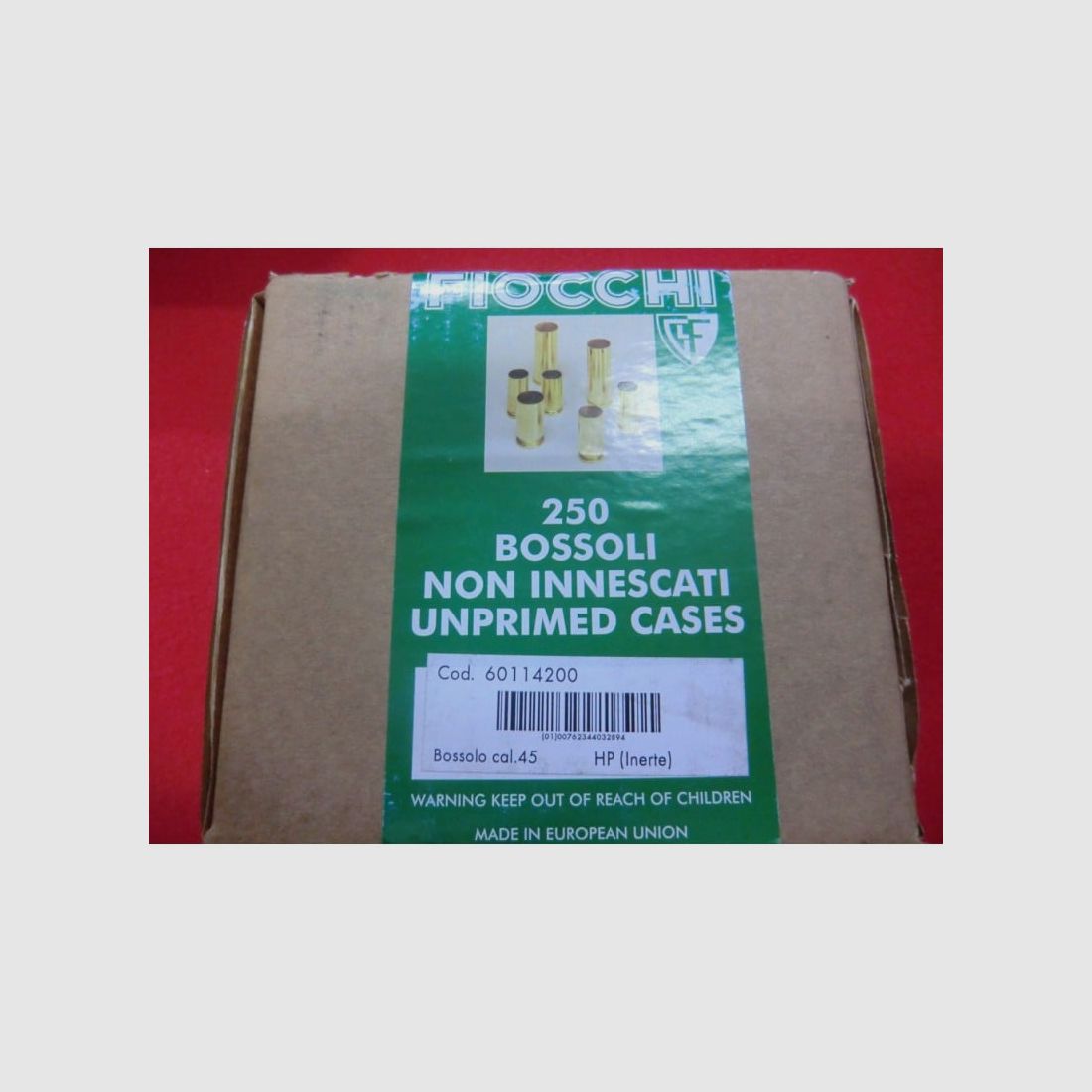 FIOCCHI INERT CASES CAL. 45 HP 250 PCS, image 2 of 2