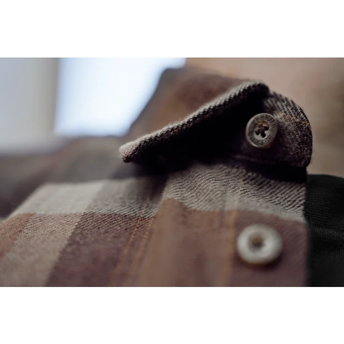 Koszula męska Harkila Asmund L/S - Rust brown check (112011060), zdjęcie 3 z 7
