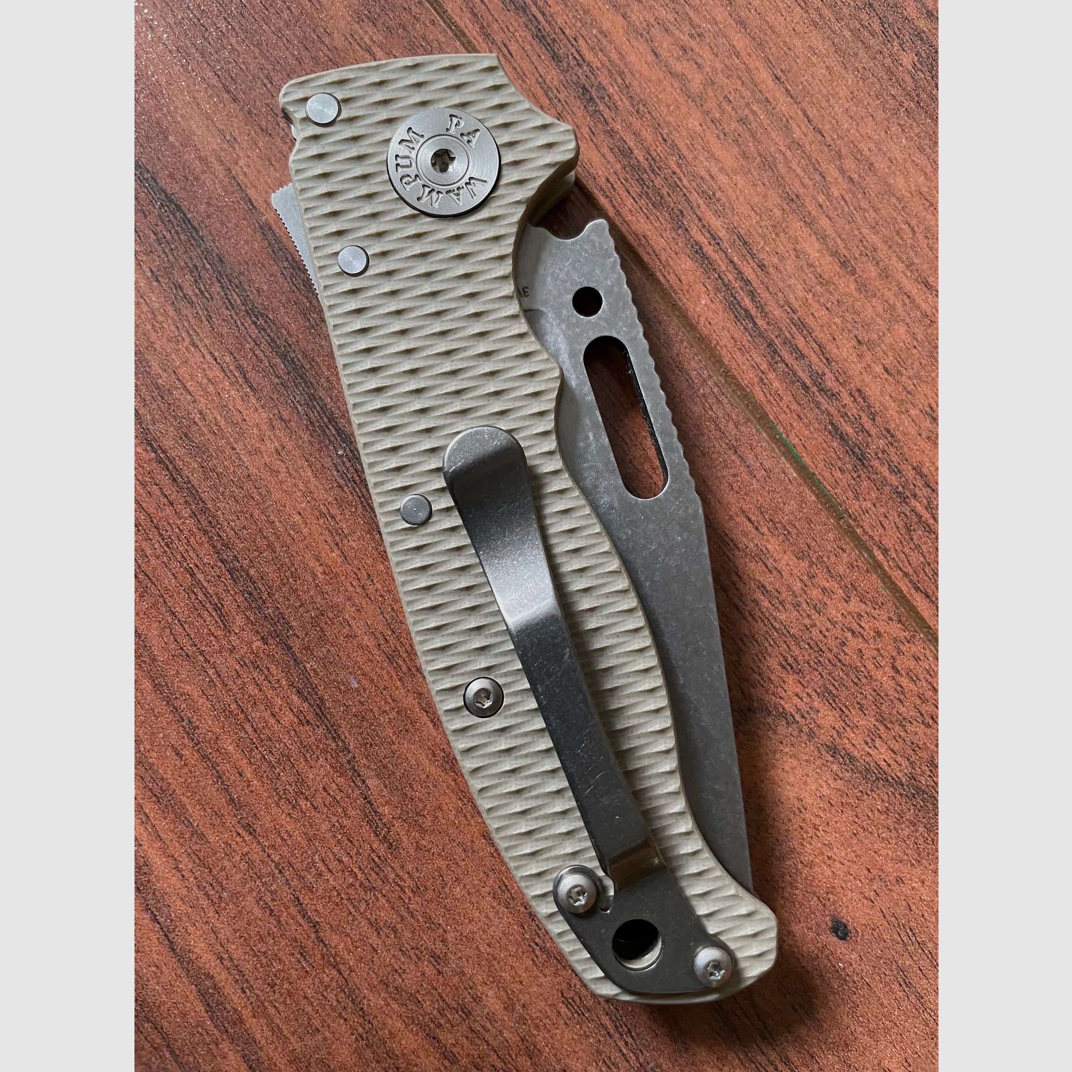 Demko Knives AD20.5 Shark-Lock CPM 3V Clip Point AD205-3V-CTCP Coyote G10