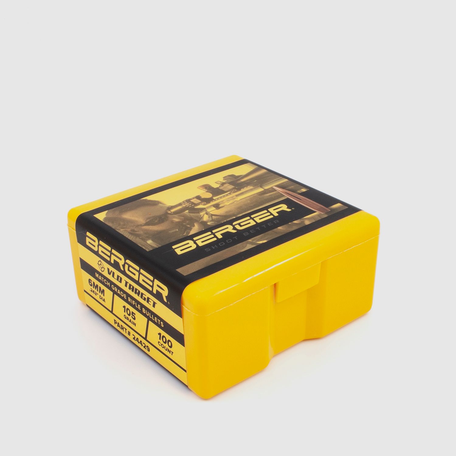 Berger Geschoss 6mm/.243 VLD Target 105GR 500 Stück