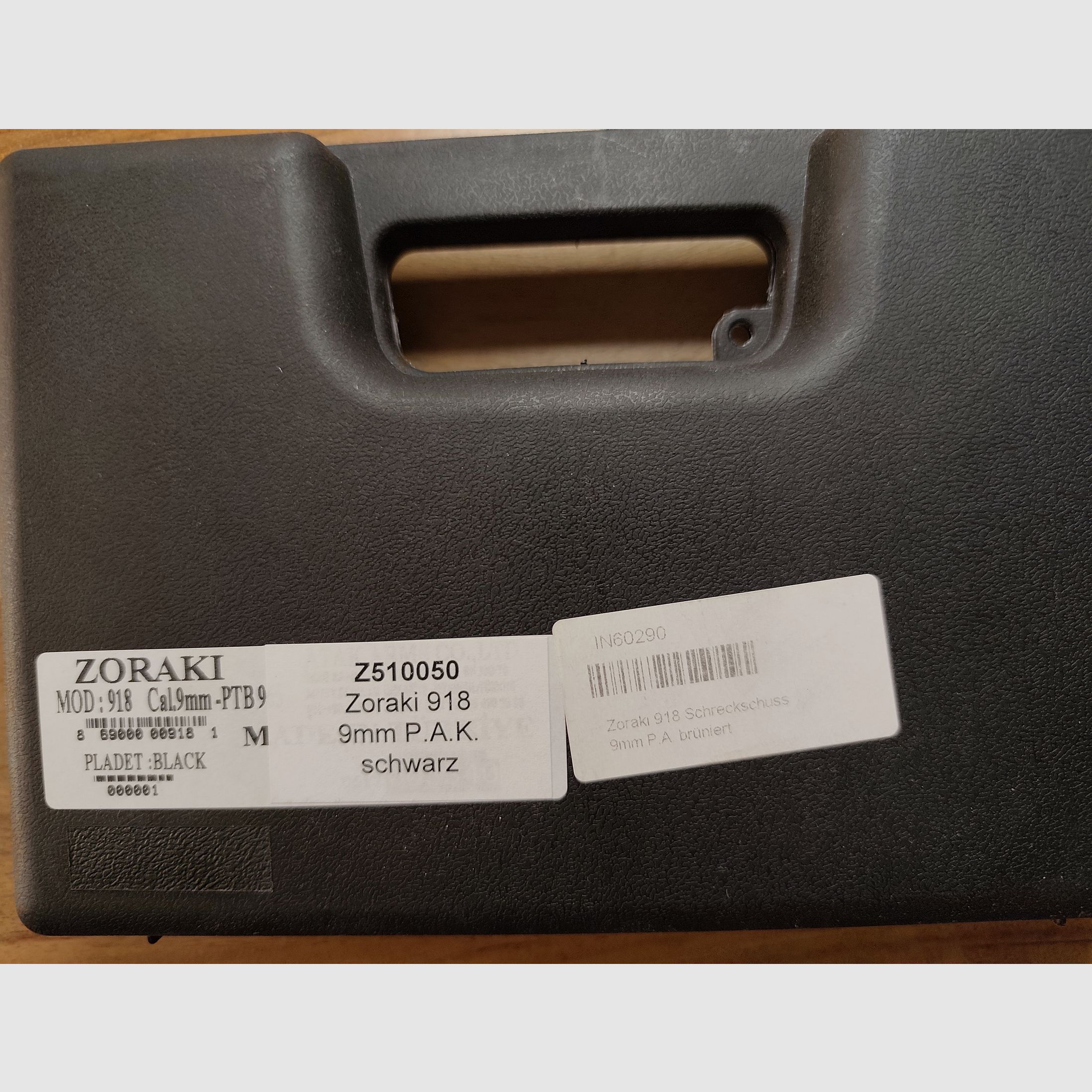 Zoraki 918 Kaliber 9mm P.AK. PTB 965 OVP + Munitie