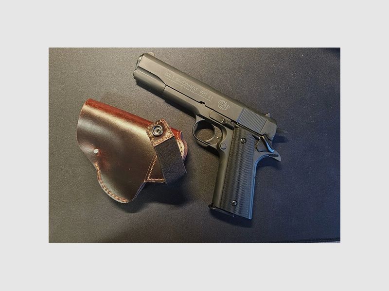 Colt Government 1911 A1 9mm P.A.K mit verdecktem Holster