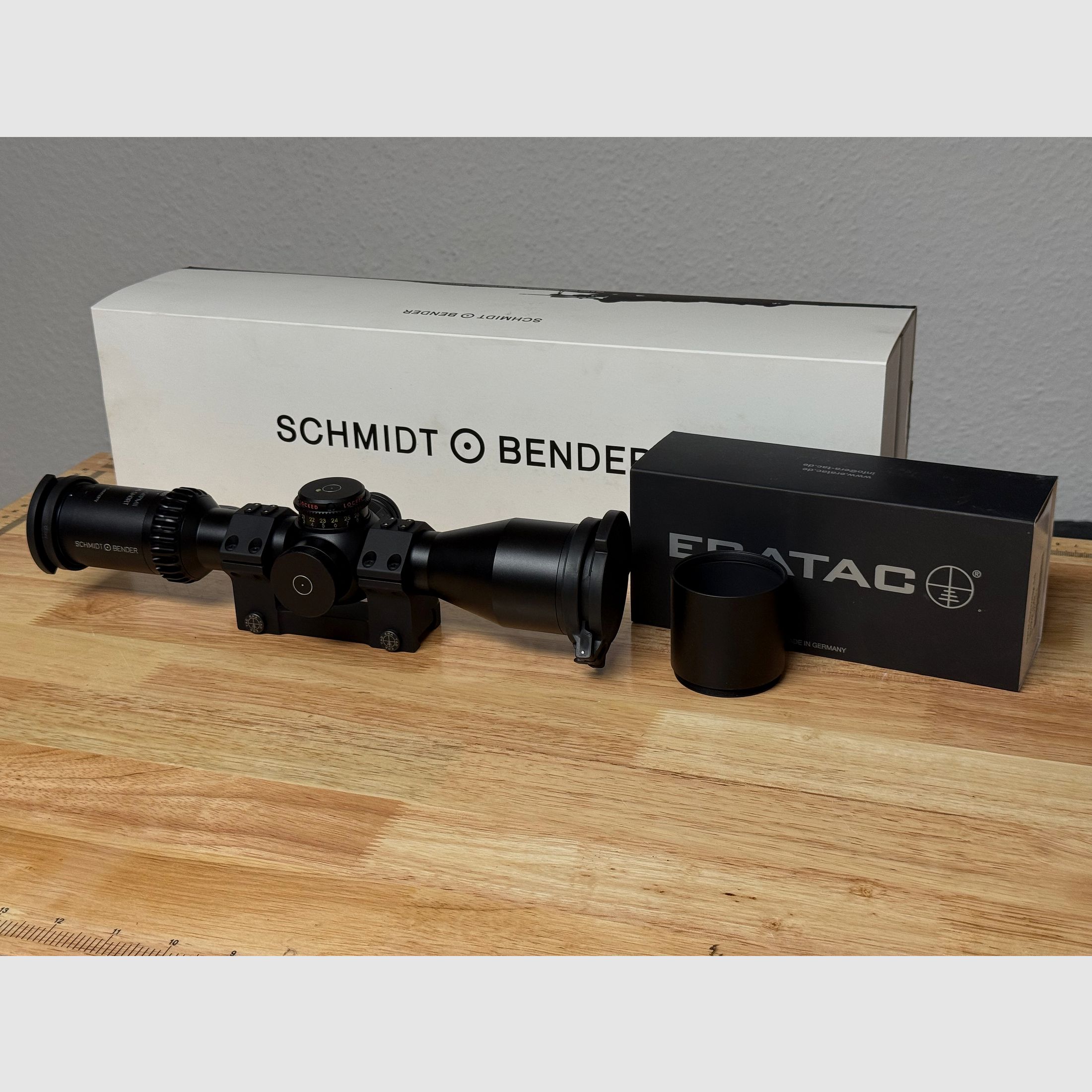Schmidt & Bender 5-20x50 PM II Ultra Short | Tremor 5 | ERATAC Montage | Komplettpaket