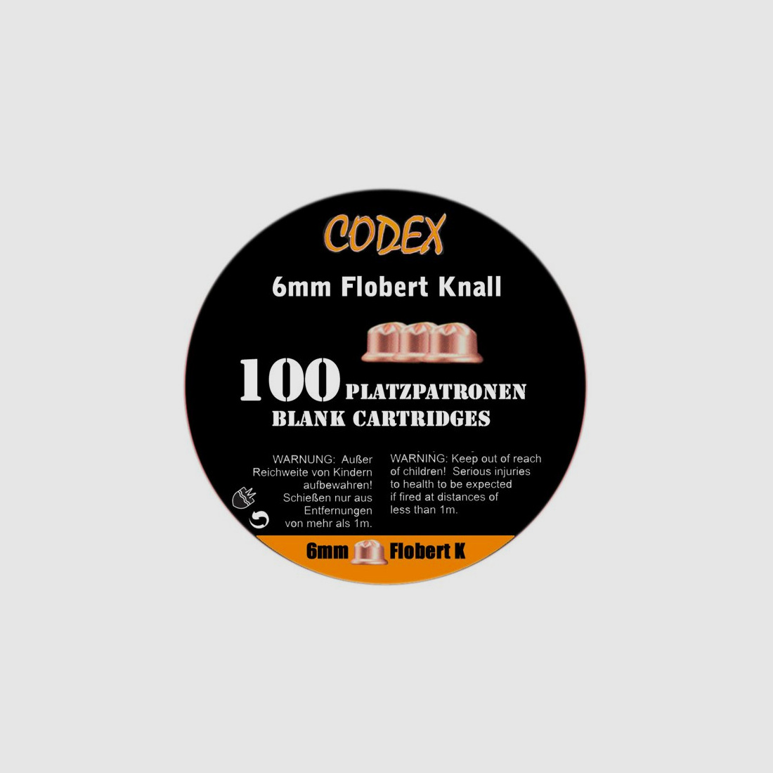 CODEX Platzpatronen 6mm Flobert Knall