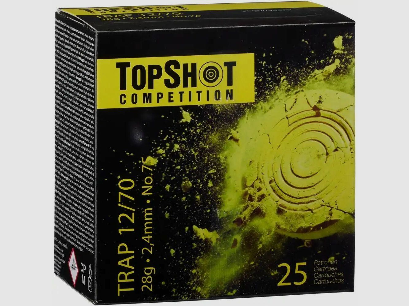 TopShot Competition Competition 12/70 Trap 2,4 mm / 28 g / 25 pz
