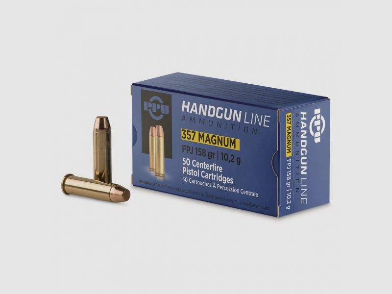 PPU .357 Magnum 158 gr FPJ (50 pièces)