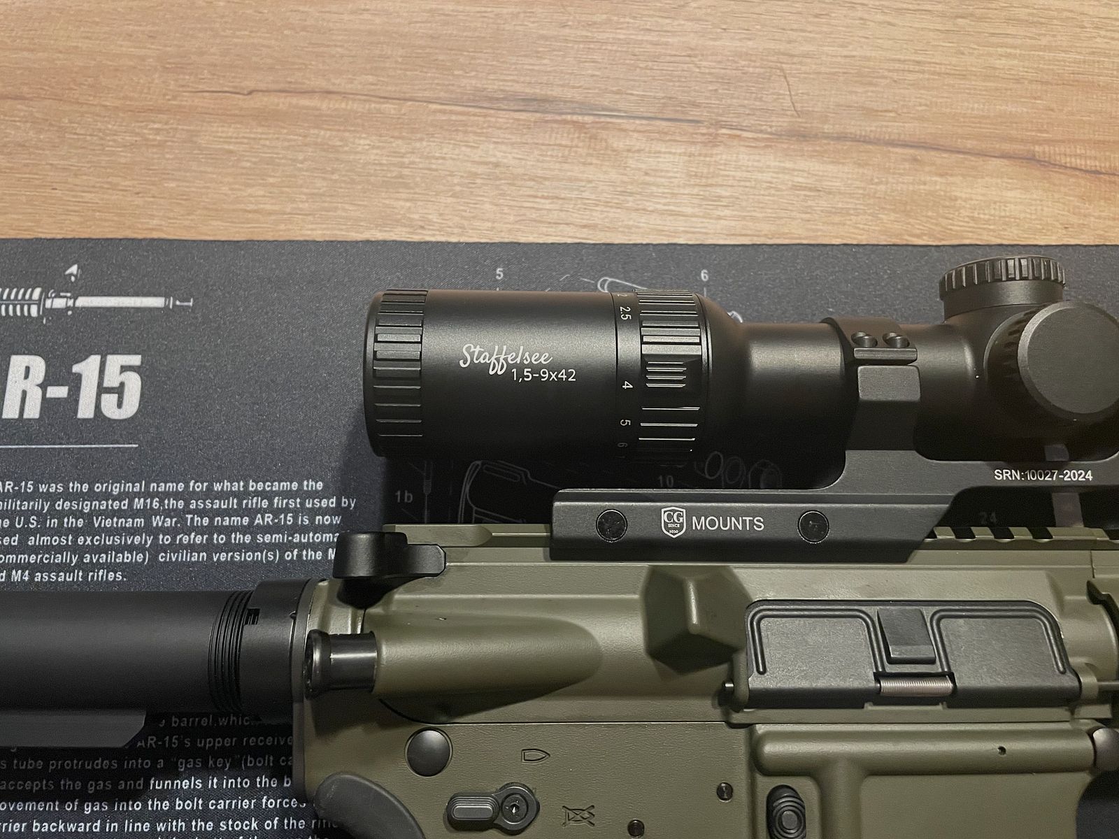 LuxDefTec LDT AR 15 .223 Rem 14,5“ OD Green
