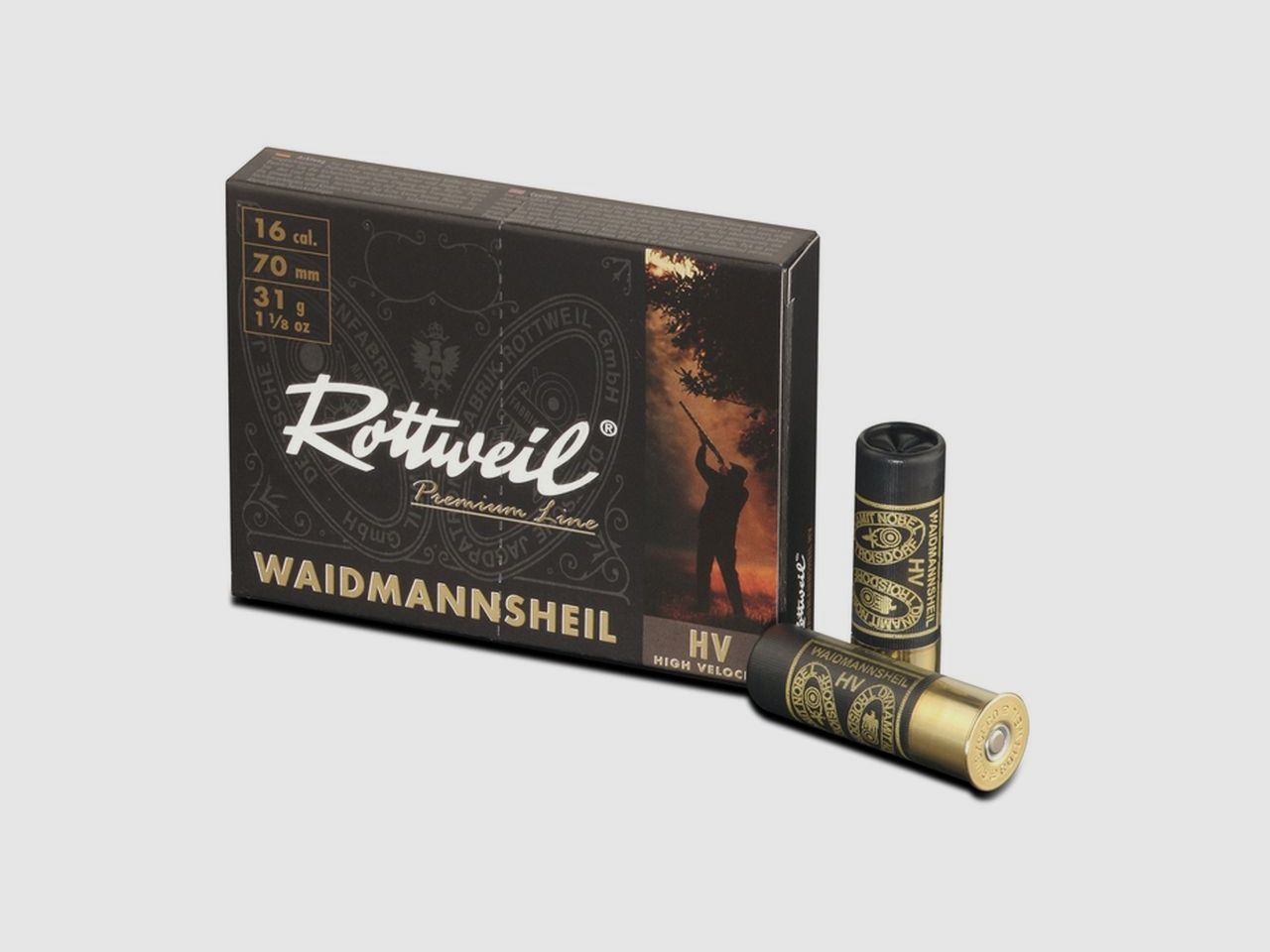 Rottweil Waidmannsheil 16/70 HV 3,0mm 10 Schuss
