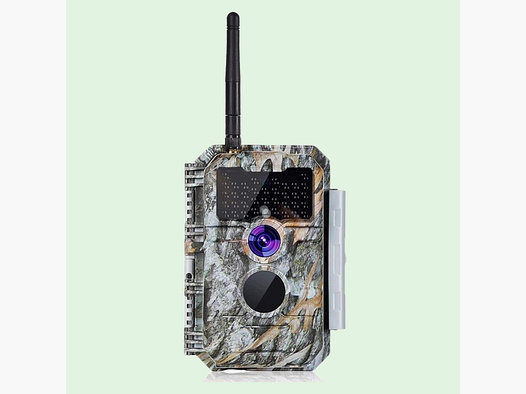 Wildkamera Wlan Fotofalle Jagdkamera Wildtierkamera 32MP 1296P 0,1s Schnelle Trigger Geschwindigkeit Nachtsicht Bewegungsmelder 110°PIR IP66 Wasserdichter | W600