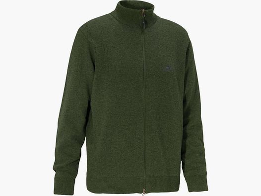 Swedteam Brad Klassischer Pullover mit durchgehendem Reißverschluss in Loden Grün 3XL