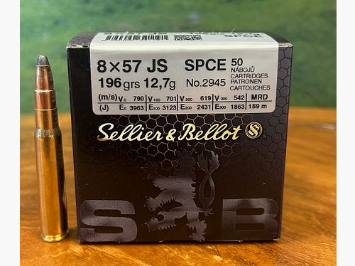 Sellier & Bellot 8x57 IS Teilmantel CE 12,7g/196grs.