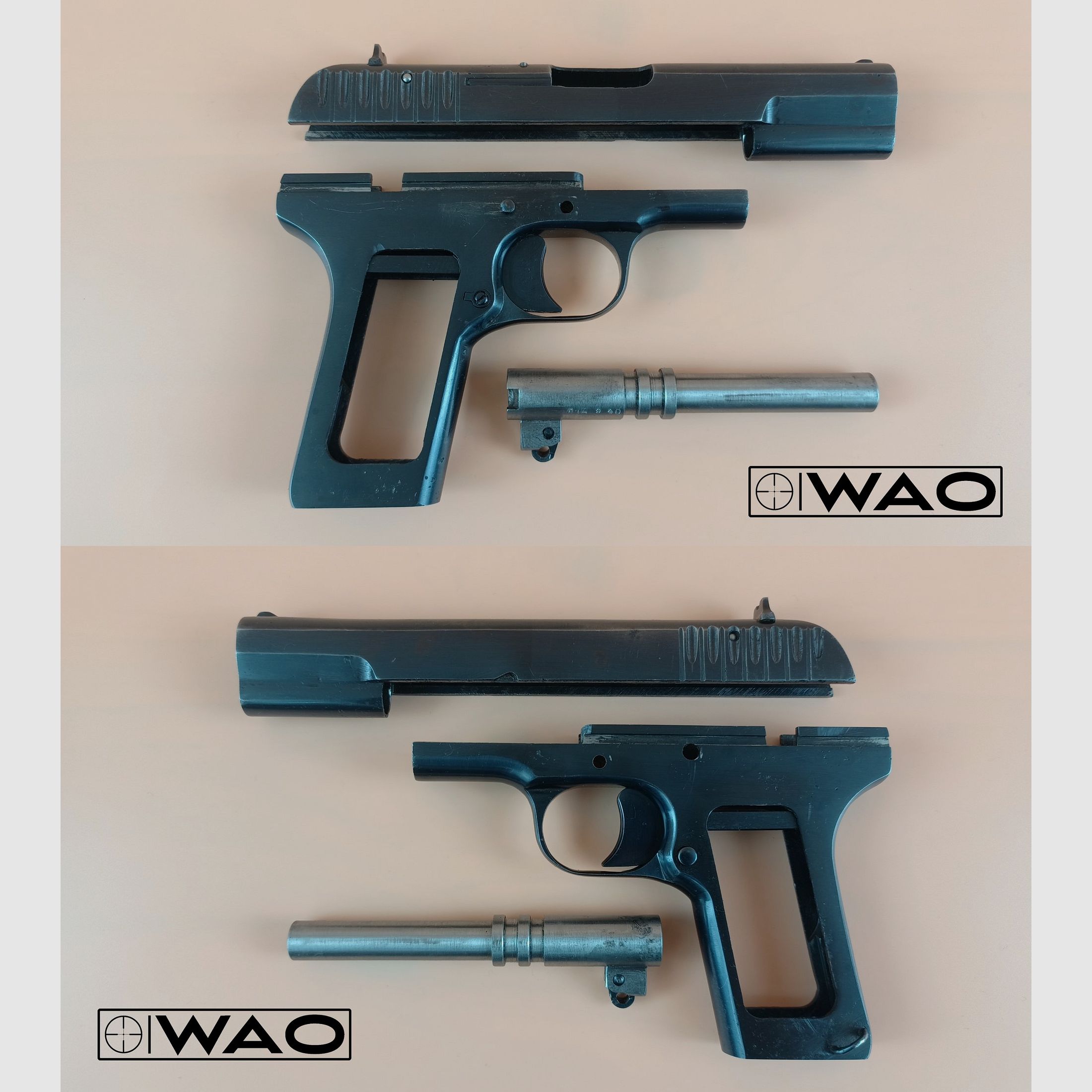 Tokarev TT-33, cal. 7,62 x 25 mm *sans marquage ni estampillage - très rare*